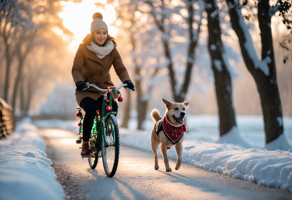 Read more about the article Kreative juleprojekter til hyggelige cykeludflugter med hunden